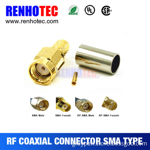 rp-male pcb sma connector terminals for sma